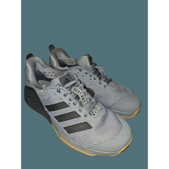 Adidas Dropset 3 Training Sneaker Shoes Grey/Grey Five /Core Black Men 8.5 - Picture 6 of 15